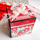 Butterfly Explosion Box | Single Layer Red Love